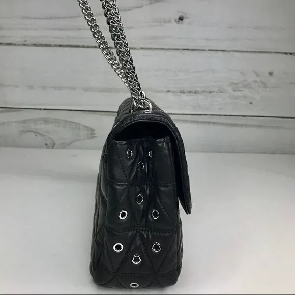 Michael Kors Black Chain Shoulder Bag NWT - Picture 4 of 7